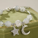 Bracelet Pierre de Lune Enfant – Bijou Lune et Étoile - Biloria