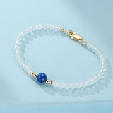 Bracelet Pierre de Lune et Disthène – Harmonie Céleste - Biloria