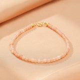 Bracelet Pierre de Soleil 3 mm Féminin Doré - Biloria