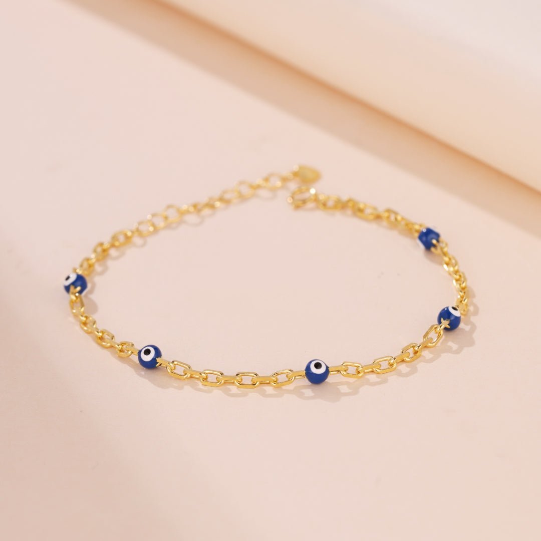 Bracelet Protecteur Mauvais Œil Argent 925 à Offrir - Biloria