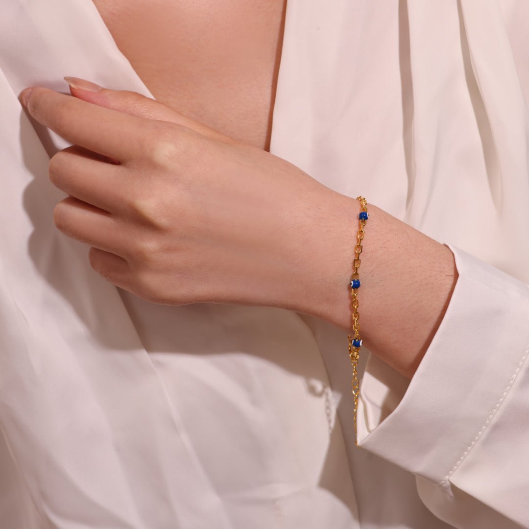 Bracelet Protecteur Mauvais Œil Argent 925 à Offrir - Biloria