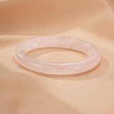 Bracelet Quartz Rose Jonc Douceur du Cœur - Biloria