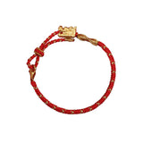 Bracelet Rouge Dragon Eternel Fil Rouge Lithotherapie - Biloria