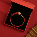 Bracelet Rouge Dragon Eternel Fil Rouge Lithotherapie - Biloria