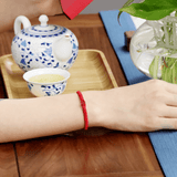 Bracelet Rouge et Noir Dragon Fil Rouge Couple ou Ami - Biloria
