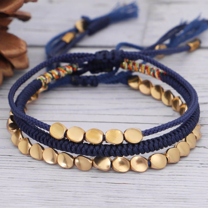 Bracelet Tibétain Cuivre : Équilibre et Protection Spirituelle - Biloria
