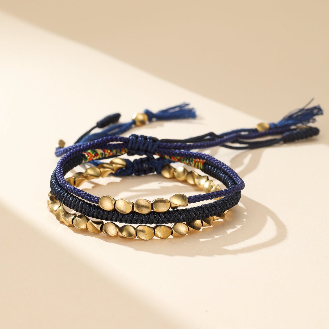 Bracelet Tibétain Cuivre : Équilibre et Protection Spirituelle - Biloria