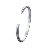 Bracelet Tibétain Trio Essence – Apatite Bleue, Argent et Fil Tressé - Biloria