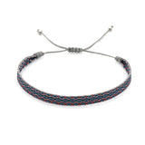 Bracelet Tibétain Trio : Symbole de Résilience et Pierre de Lave - Biloria