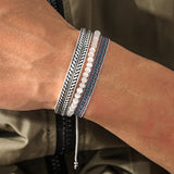 Bracelet Tibétain Trio – Visionnaire – Pierres et Symboles - Biloria