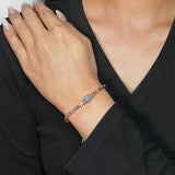 Bracelet Tourmaline Labradorite : Protection et Intuition - Biloria