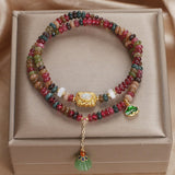 Bracelet Tourmaline Lotus – Protection et Harmonie pour le Bureau - Biloria