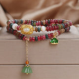 Bracelet Tourmaline Lotus – Protection et Harmonie pour le Bureau - Biloria