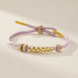 Bracelet Tressé Enfant Fils de Couleur - Bijou Ajustable - Biloria