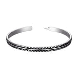 Bracelet Tresse Tibétain Lapis Lazuli Plume Argent - Biloria