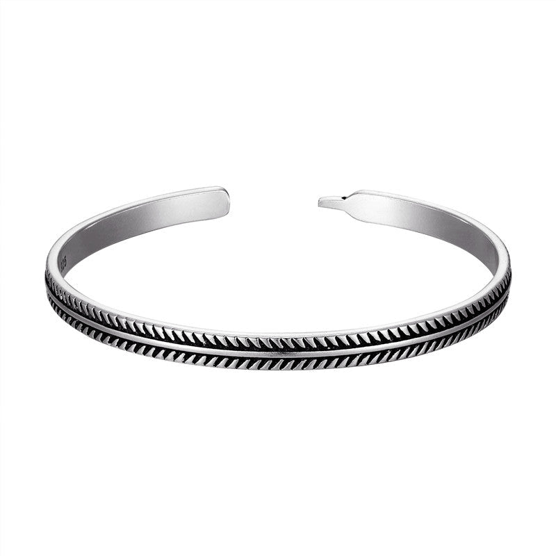 Bracelet Tresse Tibétain Lapis Lazuli Plume Argent - Biloria