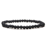 Bracelet Trio Tibétain Confiance Pierre de Lave - Biloria