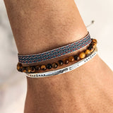 Bracelet Trio Tibétain Force de la Nature - Biloria