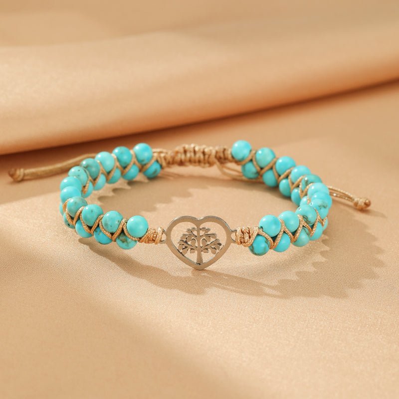 Bracelet Turquoise Arbre de Vie – Océan de Vie - Biloria