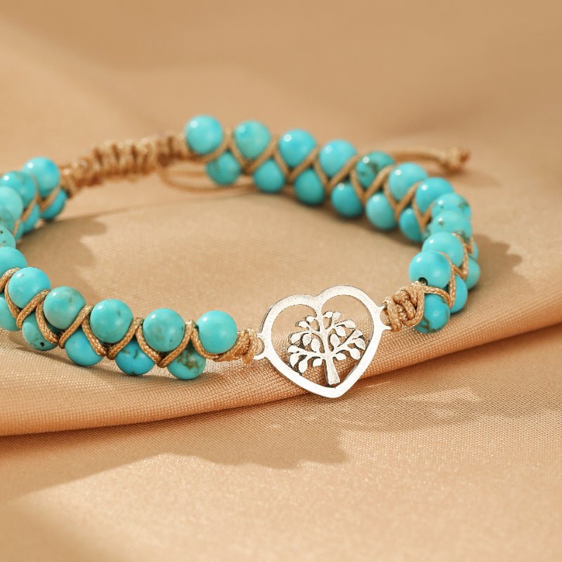 Bracelet Turquoise Arbre de Vie – Océan de Vie - Biloria