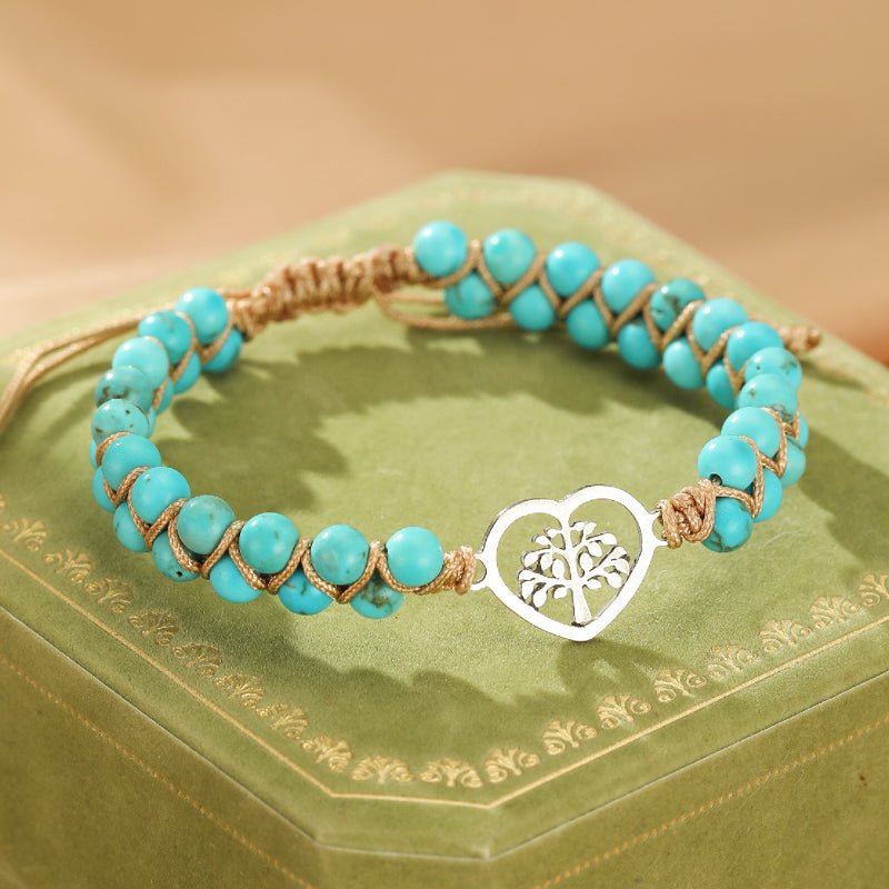 Bracelet Turquoise Arbre de Vie – Océan de Vie - Biloria