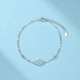 Bracelet Turquoise Pierre Naturelle Argent 925 - Biloria