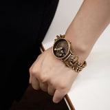 Bracelet Vintage Zircon Roi Grenouille pour une Touche Royale - Biloria