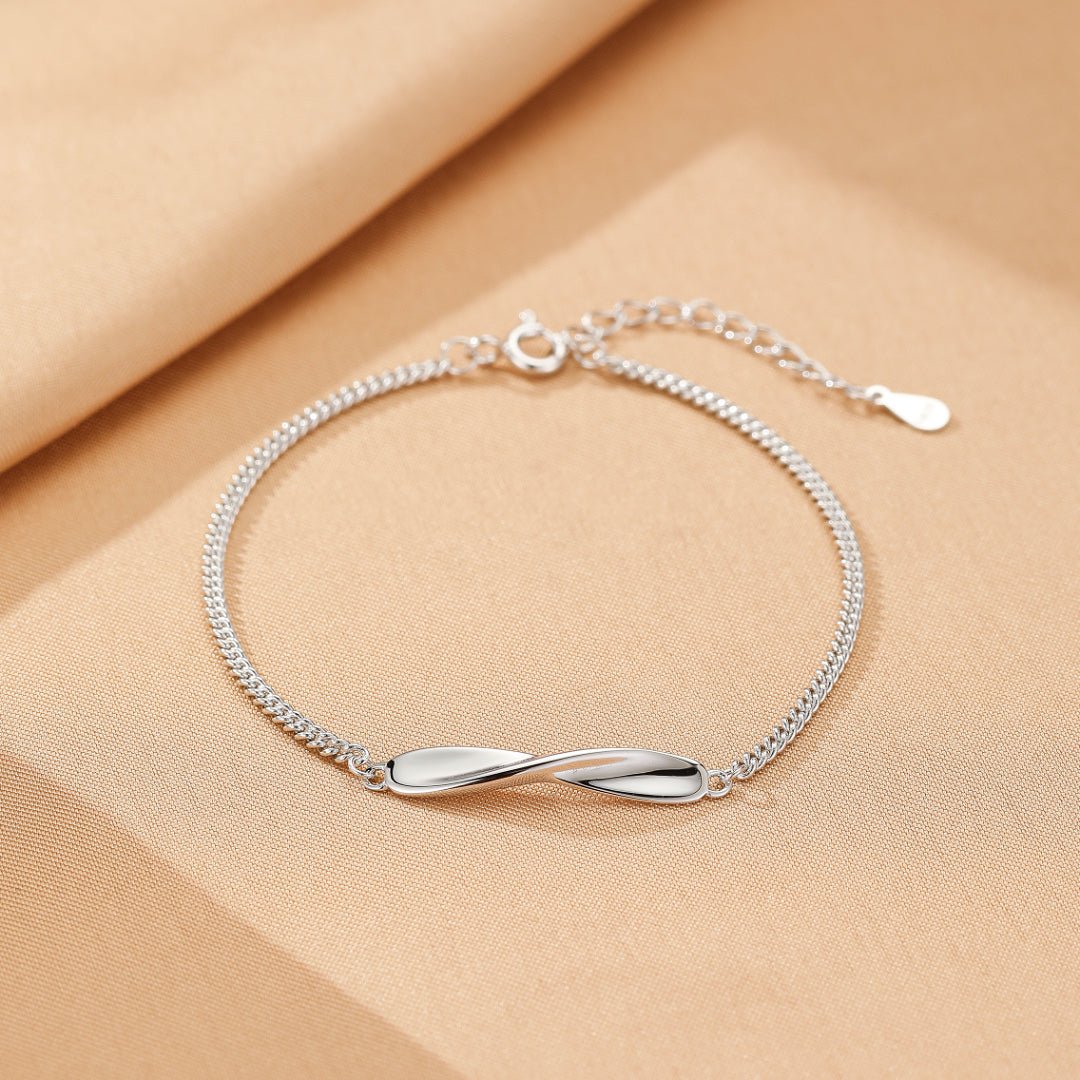 Bracelets Couple Torsadés Argent 925 - Bijoux Harmonie - Biloria