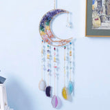 Capteur de Soleil Arbre de Vie Lune 17 cm Agate - Biloria