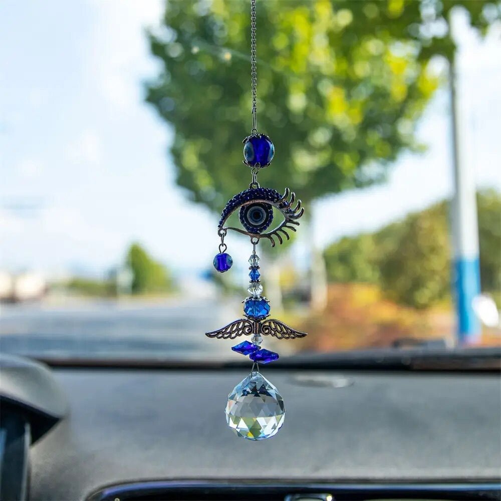 Capteur de Soleil Mauvais Œil Protection Quartz Clair Cristal K9 - Biloria