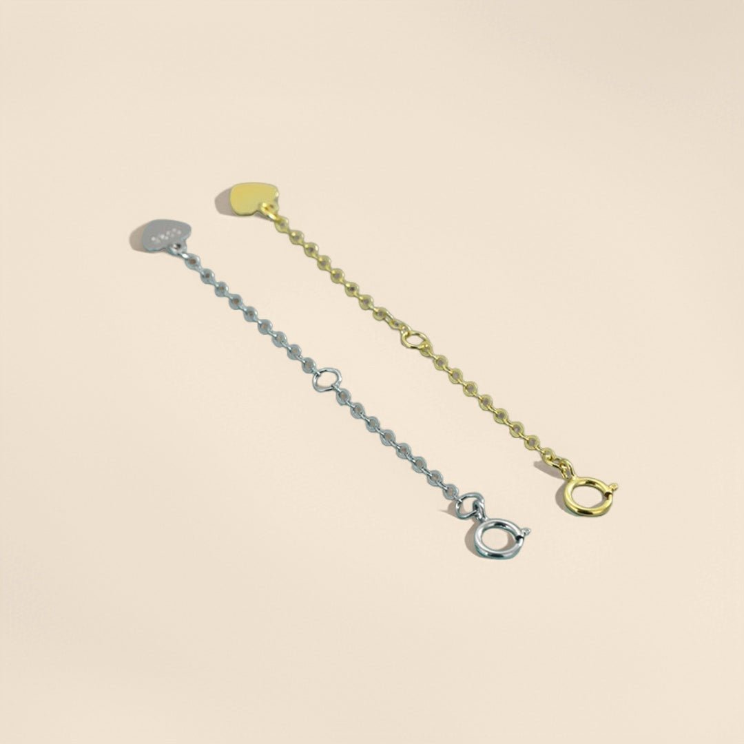 Chaînette d'Extension en Argent – 6 ou 8 cm - Biloria