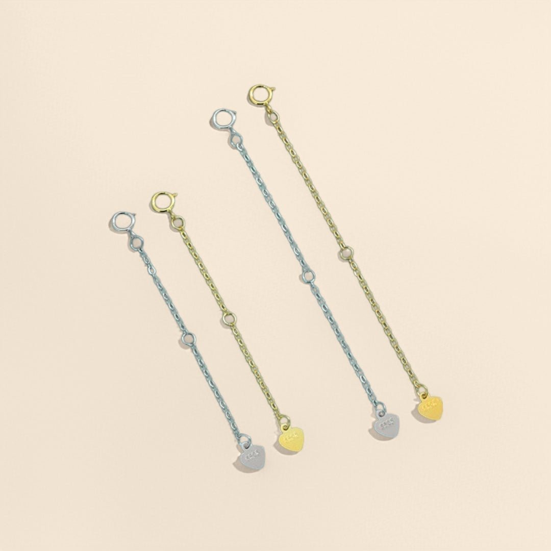 Chaînette d'Extension en Argent – 6 ou 8 cm - Biloria