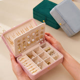 Coffret de Rangement à Bijoux en Velours – Format Compact 16,5 cm - Biloria