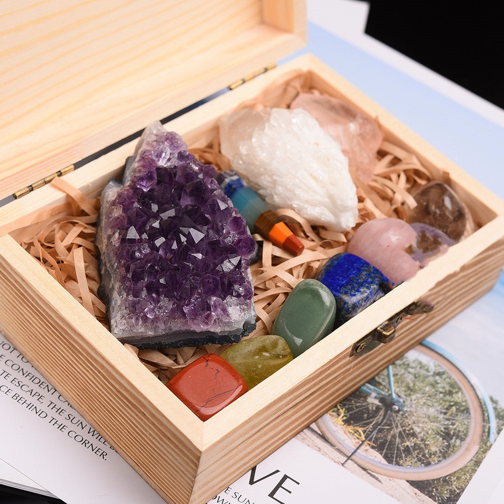 Coffret Pierres 7 Chakras – Harmonie et Bien-Être - Biloria