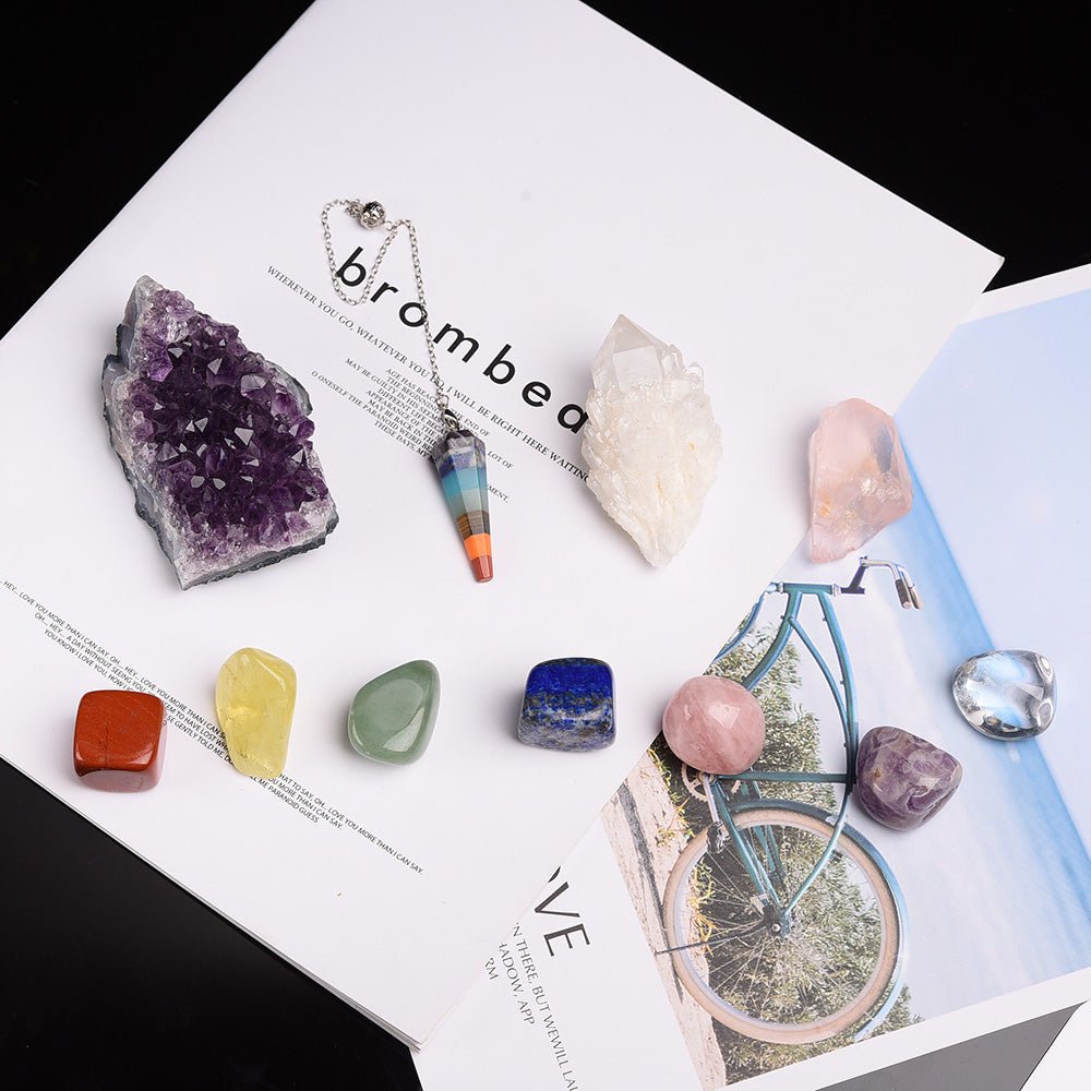 Coffret Pierres 7 Chakras – Harmonie et Bien-Être - Biloria