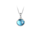 Collier Aigue-Marine Argent 925 – Pierre Naturelle Apaisante - Biloria