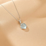 Collier Aigue-Marine Argent 925 – Pierre Naturelle Apaisante - Biloria