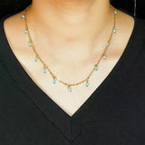 Collier Amazonite Gouttes Solaires - Bijou Fait Main - Biloria