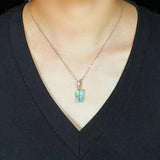 Collier Amazonite Turquoise Zircon Aura Boréale - Biloria