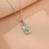 Collier Amazonite Turquoise Zircon Aura Boréale - Biloria