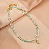 Collier Amazonite Vert : Apaisement et Communication en Lithothérapie - Biloria