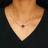 Collier Améthyste Ajustable – Bijou Spirituel Violet - Biloria