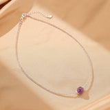 Collier Améthyste Ajustable – Bijou Spirituel Violet - Biloria