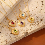 Collier Améthyste Citrine Topaze Péridot Grenat Œil du Crépuscule - Biloria