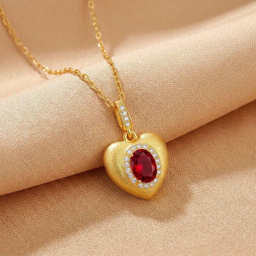 Collier Améthyste Citrine Topaze Péridot Grenat Œil du Crépuscule - Biloria