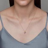 Collier Améthyste et Zircon Étoilé - Bijou Double Pendentif - Biloria