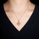Collier Améthyste Labradorite Pierre de Lune Mosaïque - Biloria