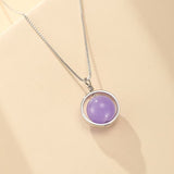 Collier Améthyste Sphère Céleste - Argent 925 - Biloria
