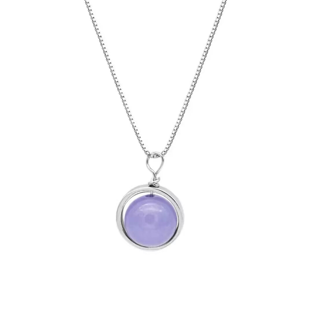 Collier Améthyste Sphère Céleste - Argent 925 - Biloria