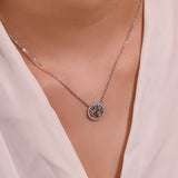 Collier Arbre de Vie Argent 925 avec Zircon - Biloria
